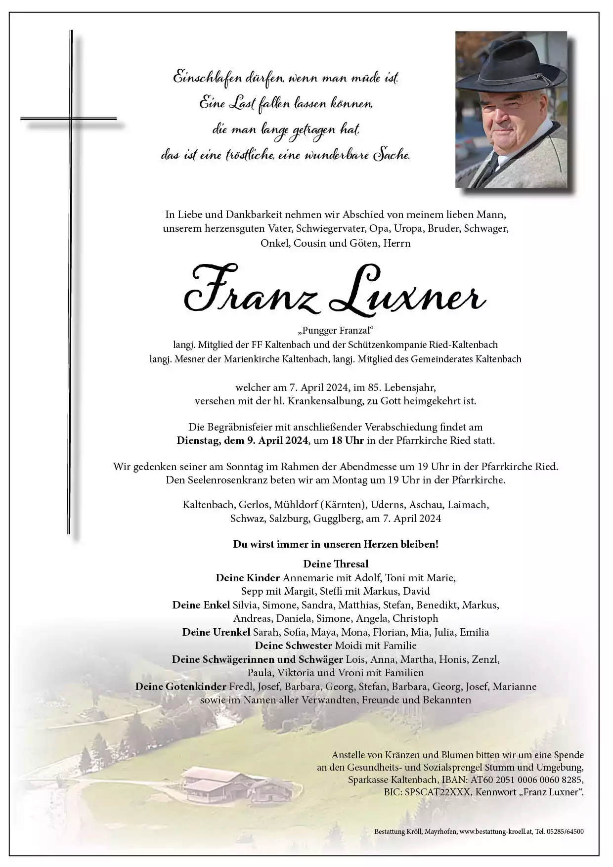 Parte von Franz Luxner